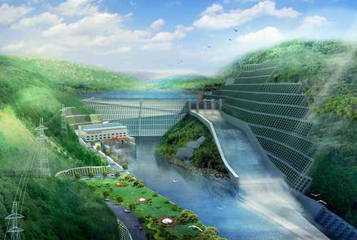 中山老挝南塔河1号水电站项目